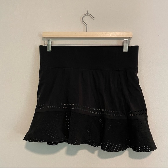 Adidas Stella Mccartney Black Q2 Skirt, Size Large - Picture 2 of 4